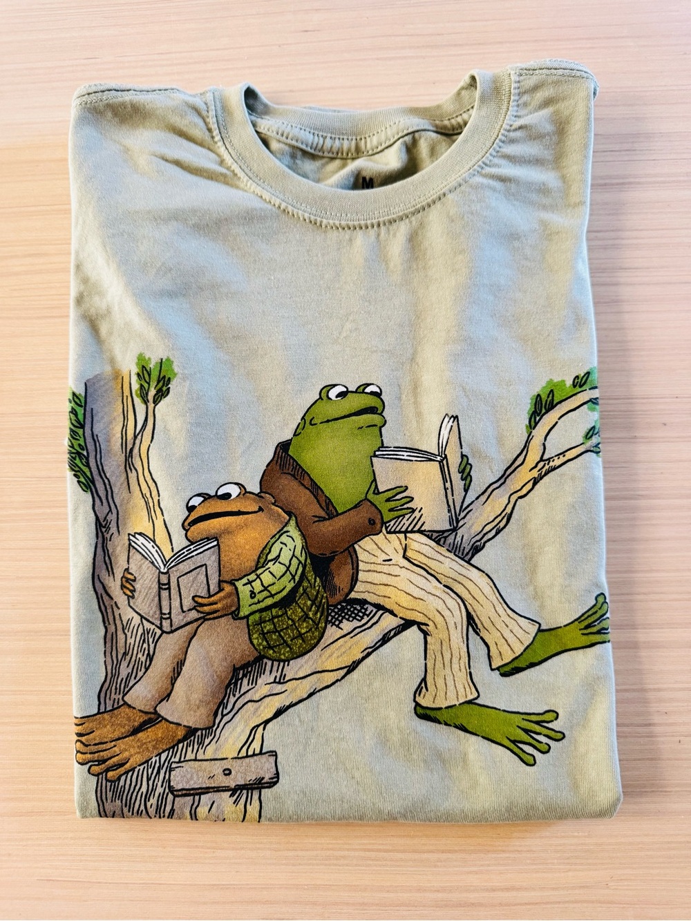 Frog and Toad Together Graphic Tee Green Unisex M